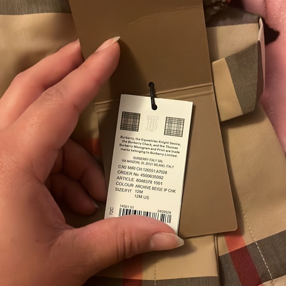 Infant Burberry Dress - Picture 3 of 3